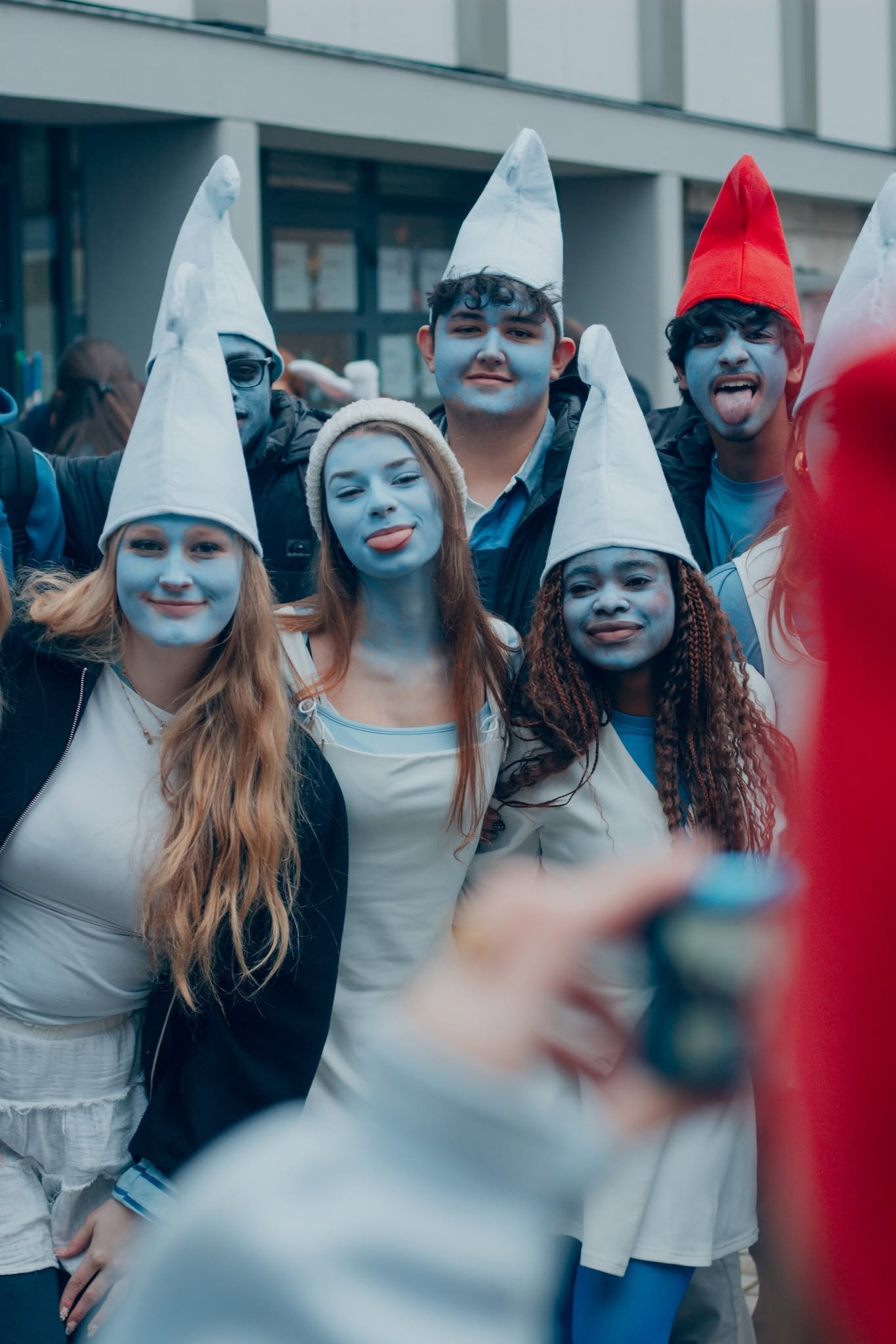 100 dagen, smurfen — Sint-Maarten Bovenschool