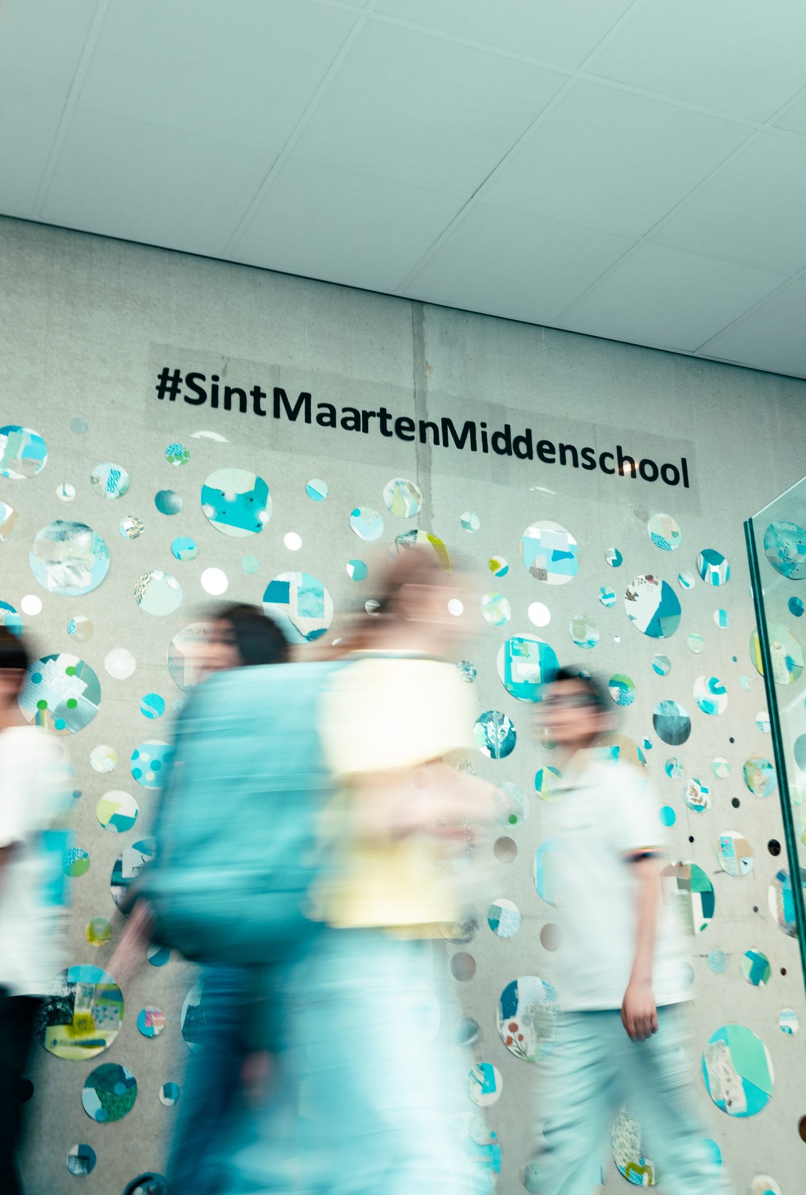 Versiering, hashtag, leerlingen — Sint-Maarten Middenschool