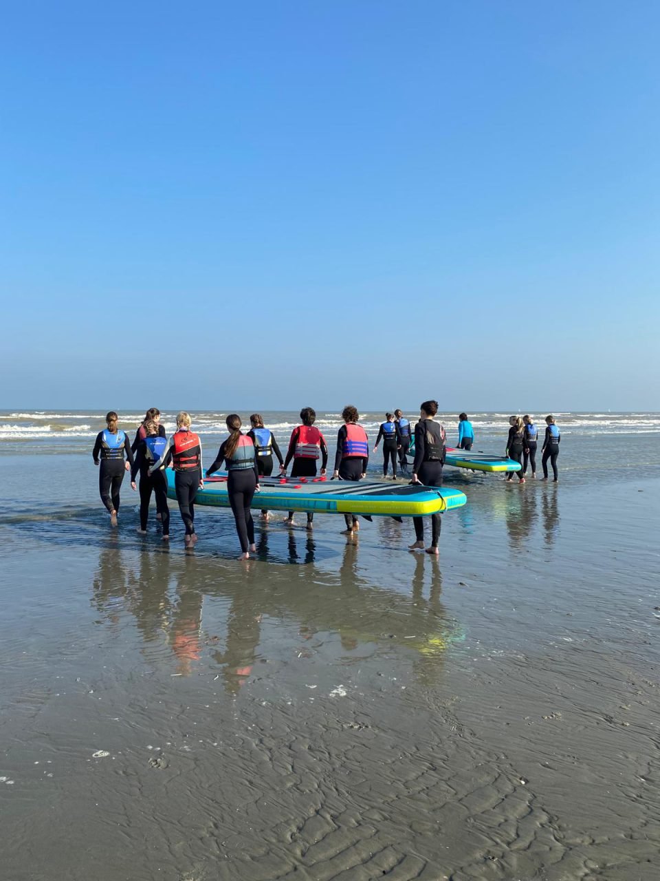 Sportdag, zee, sup — Sint-Maarten Bovenschool